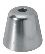 OG044 OGIVA TIPO VETUS F-BC-9 ESAG. 28 INSERTO INOX  MIS BASE  54 X H 48
