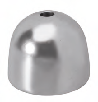 OG026 OGIVA TIPO VETUS F-BC-1 INSERTO INOX MIS D.68 X H 56