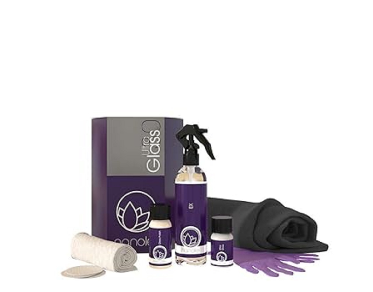 NANOLEX Ultra Glass Sealant SET Nanotech 30 ml per cristalli auto Durata 18 mesi o 25.000 km